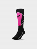 Șosete de schi Thermolite pentru femei - negre, 4F Sportswear