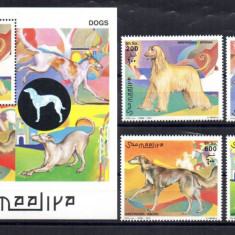 SOMALIA 2003 FAUNA ANIMALE DOMESTICE CAINI COTA MICHEL 26 EURO