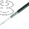Cablu coaxial, RG58CU, 1m, ecranat, 50&Omega;, TASKER, RG58C/U