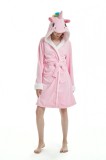 PJM68-5 Halat pufos cu cordon in talie, model unicorn, M/L, S/M