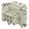 Conector HDC TE Connectivity inserturi contact mamă 6 pini 16A 500V