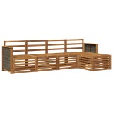 vidaXL Set de canapele de exterior 5 pcs natural 3384225