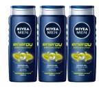 Set 3 x Nivea gel dus 500ml energy men, curatare eficienta, hidratare intensa