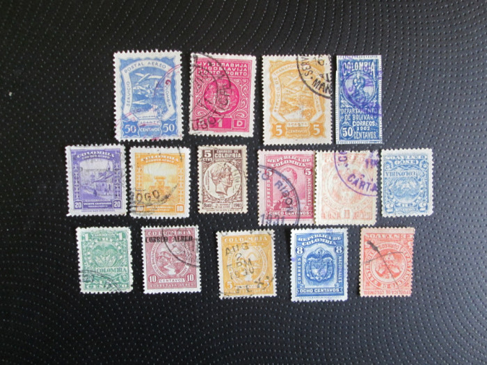 COLOMBIA LOT STAMPILAT=16