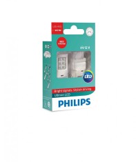 Set Bec LED 12V, W21W, Philips Ultinon Pro3100, Alb, 2 buc foto