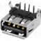 Conector USB A, pentru PCB, JST - UBA-4R-D14-4D