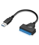 Cablu adaptor convertor USB 3.0 - SATA 22 pini pentru HDD si SSD, Generic