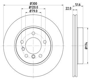 MTR 12108570 Disc frana