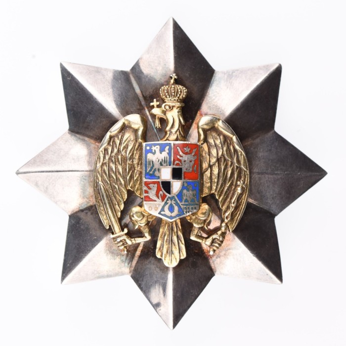 Semnul Onorific &bdquo;Vulturul Rom&acirc;niei&rdquo; in grad de Mare Ofiter , argint, Weiss