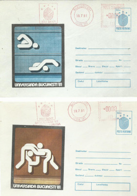 TSV* - SET 11 FDC JOCURILE OLIMPICE BUCURESTI 1981 (3) foto