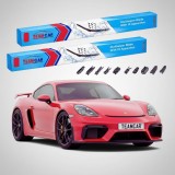 Cumpara ieftin Ștergătoare Porsche 718 Cayman GT4 982 2016-2026 | Set Față Flat &ndash; TeamCar&reg;