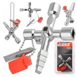 Cheie universala multifunctinala pentru electricieni si tehnicieni, dulapuri, panouri electrice, Verke