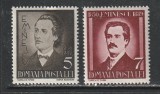 Romania 1939 - Mihai Eminescu 50 de Ani de la Moarte 2v MNH, Nestampilat