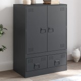 Gossi dulap inalt, antracit, 67x39x95 cm, otel