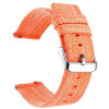 Curea material textil, compatibila cu Fitbit Versa 2, Telescoape QR, 22mm, Merigold Orange, Very Dream