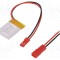 Acumul: Li-Po 3,7V 85mAh cabluri,contector JST SYR-02T