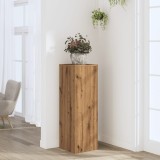 Cumpara ieftin Suport de plante stejar artizanal, 33x33x100 cm, lemn prelucrat