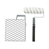 Set trafalet poliester 25 cm cu maner telescopic si gratar Breckner