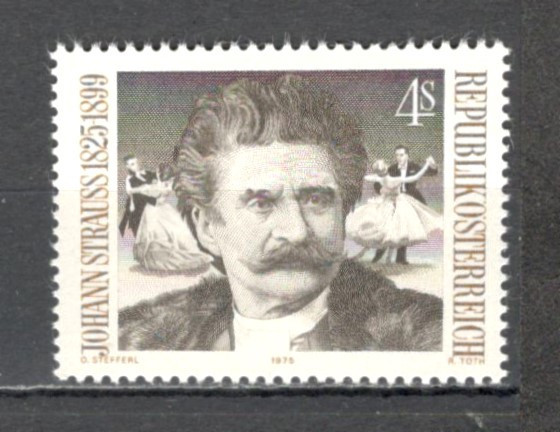 Austria.1975 150 ani nastere J.Strauss-fiul-compozitor MA.820