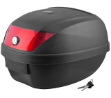 Cutie spate motociclete Moretti MR-807, 28 L, culoare negru, reflector rosu Cod Produs: MX_NEW KUFAK360M370M280M807BTM000
