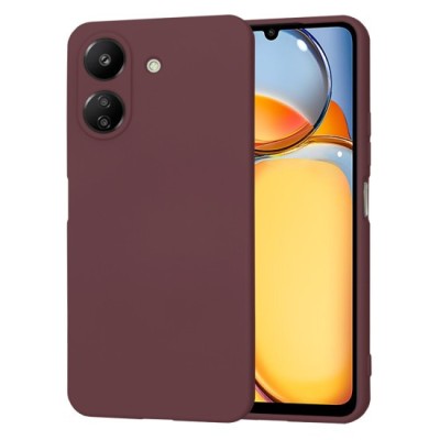 Husa pentru Xiaomi Redmi 13C 4G / Poco C65 - Techsuit SoftFlex - Plum Red foto