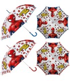 Umbrelă pentru Copii Mecanică EVA Transparentă Spiderman