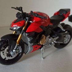 Macheta motocicleta Ducati Streetfighter V4 2020 rosu - Maisto 1/18