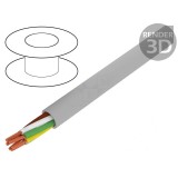 Cablu ELITRONIC LIYY 6x0.25mm2 Neecranat Gri 250V Cu