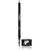 Chanel Crayon Sourcils creion pentru sprancene cu ascutitoare culoare 40 Brun Cendr&eacute; 1 g
