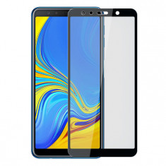 Folie de protectie Samsung Galaxy A7 2018 full screen AKASHI Black foto