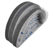 Cumpara ieftin Airpress Curele slefuitoare pneumatice, 30 buc, granulatie 60, 80, 120
