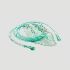 Masca de oxigen simpla pentru copii, cu tub 1.4 m, sterila