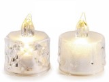 Cumpara ieftin Set 2 candele cu led &Oslash; 4 cm x 4,5 H