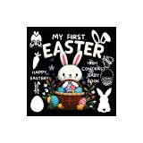 High Contrast Baby Book - Easter: My First Easter High Contrast Baby Book For Newborn, Babies, Infants High Contrast Baby Book for Holidays Black and