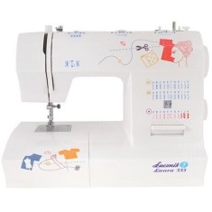 Masina de cusut LAURA 555, 35 programe, Tip butoniera 4 trepte, Alb