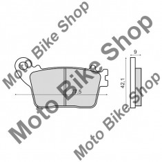 MBS Placute frana sinter Suzuki GSX-R 600 spate, Cod Produs: 225102933RM foto