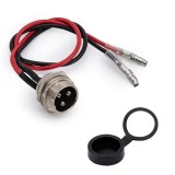 Port de &icirc;ncărcare conector GX16 cu 3 pini la conector tip glonț