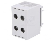 Term. &icirc;mbinare şine 1,5-50mm2 4 borne gri 30mm