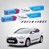 Cumpara ieftin Ștergătoare Citro&euml;n DS4 NX_ Hatchback 2011-2015 | Set Față Flat Premium &ndash; TeamCar&reg;