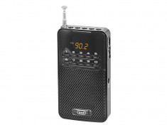 Radio portabil FM DR 730 M cu acumulator negru Trevi foto