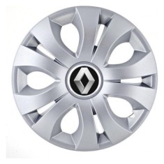 Set 4 Capace Roti Autohelix MSA&reg; potrivite jantelor de 16 inch, Compatibil Cu Renault, model Top Gray