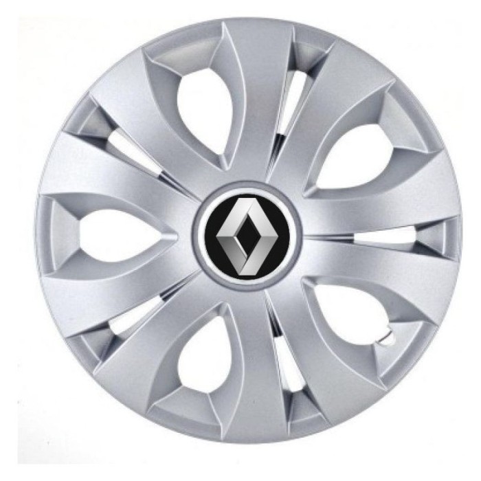 Set 4 Capace Roti Autohelix MSA&reg; potrivite jantelor de 16 inch, Compatibil Cu Renault, model Top Gray
