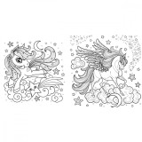 Colorez unicorni - carte de colorat |