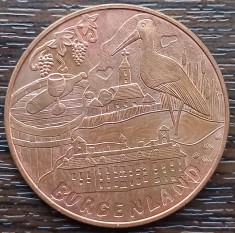 (M1861) MONEDA AUSTRIA - 10 EURO 2015 BURGENLAND, NEUSIEDLERSEE, CUPRU