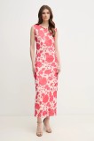 Marc Aurel rochie culoarea roșu, maxi, mulată, 6533-7021-73832