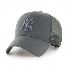 47brand șapcă MLB New York Yankees culoarea gri, cu imprimeu B-BRANS17CTP-CCC