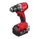 Masina de gaurit si insurubat cu percutie, Milwaukee, M18 BLPDRC-502C, 2x acumulator M18 B5, 1x incarcator M12-18C,cutie plastic