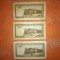 3 Bancnote 500 Lei - 1941