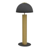 Cumpara ieftin Lampadar Cableler negru metal 46x46x114 cm