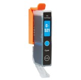 Cartus Compatibil Canon CLI-521C Cyan pentru Imprimante PIXMA IP3600, IP4600, MP540, MP620, MP630, MP640, MP980, MP990, MX870